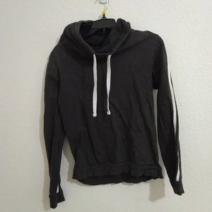 Black Sweater with White Strips on Side